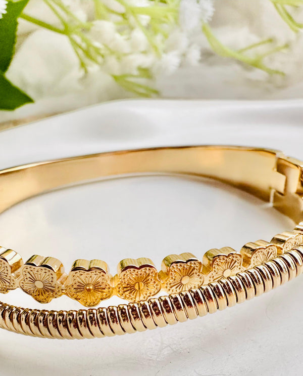 18K gold plated adjustable KIM bracelet