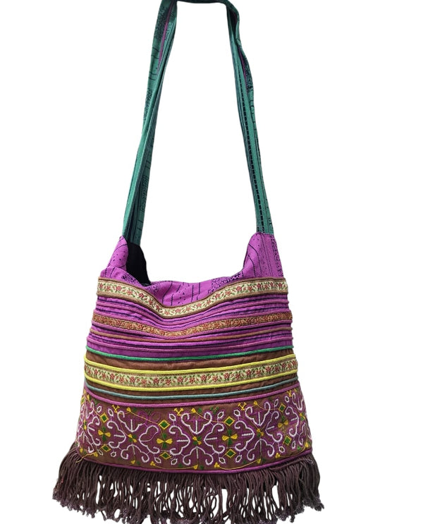 Embroidered Jaipuri Jhola shoulder bag