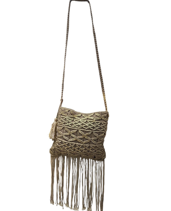 Bohemian fringe sling bag