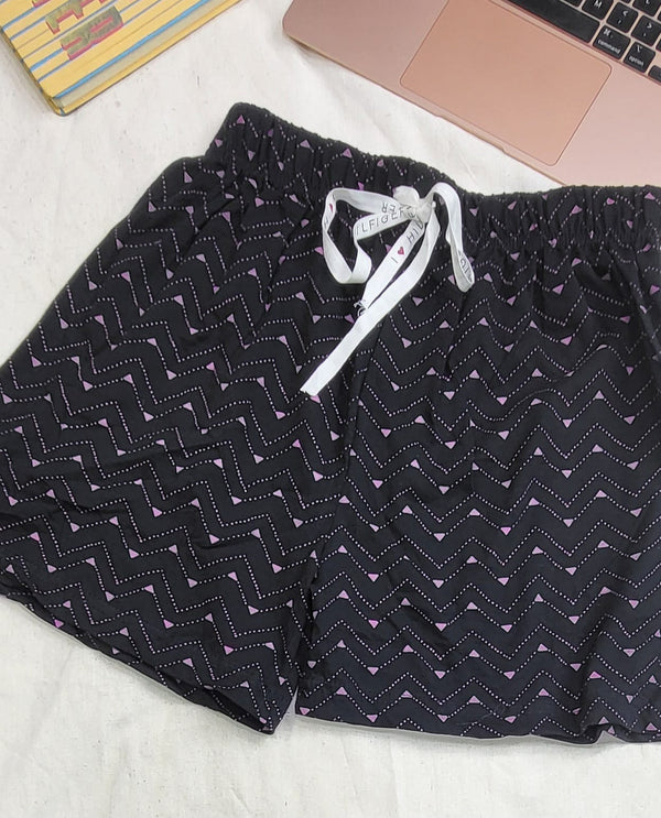 Night wear pj shorts abstract