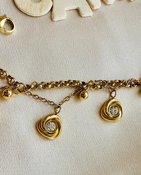 Cathedral Rose adjustable bracelet