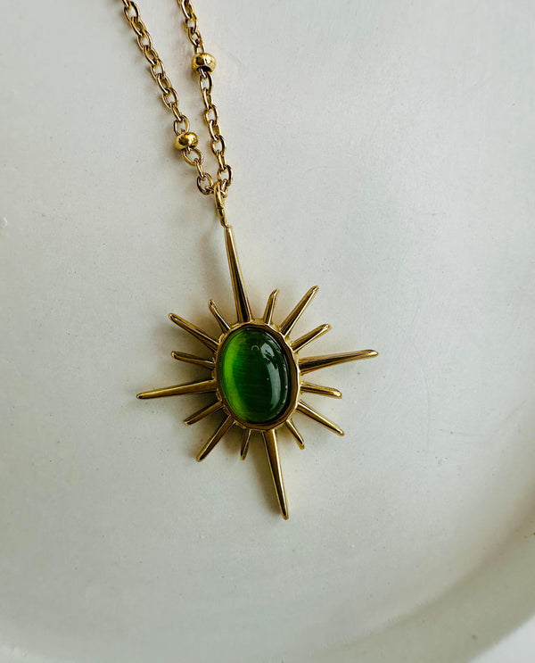 Solar Necklace jade