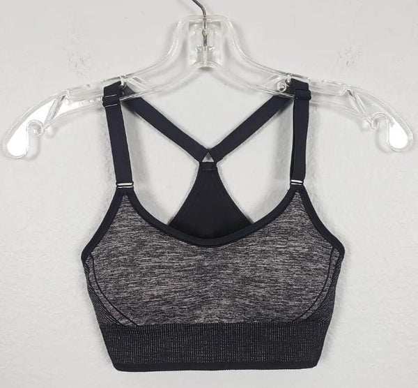 Strapy broad rib detail without pad sports bra