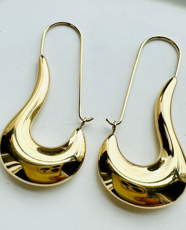 18K Gold Plated Daily wear Kylie hoops