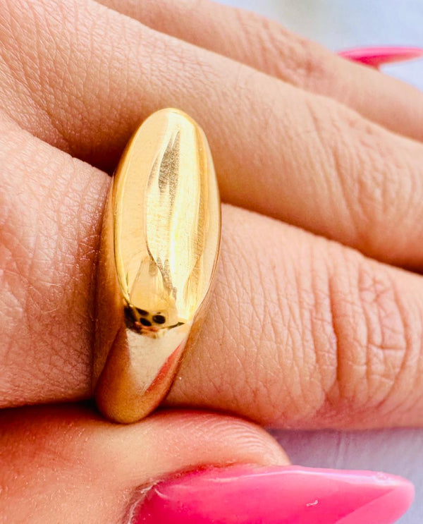 18k Gold plated DAASHA Ring size 5