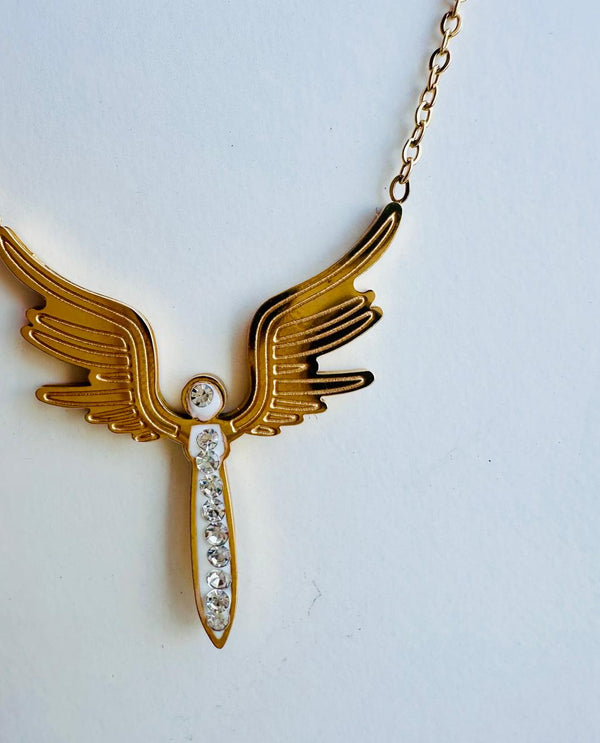 18K Gold plated MAJESTIC FAIRY Necklace